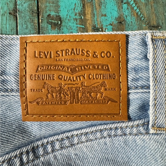 Levi's High Loose Jeans Baggy  Size 27 Cotton Hemp - Picture 14 of 16